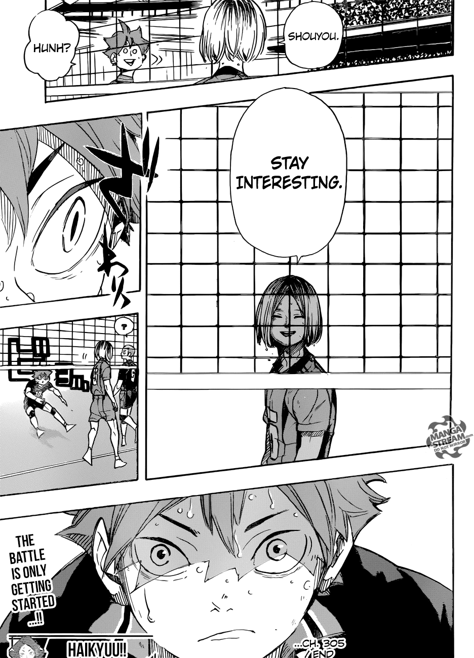 Haikyuu!!, Chapter 305 image 18